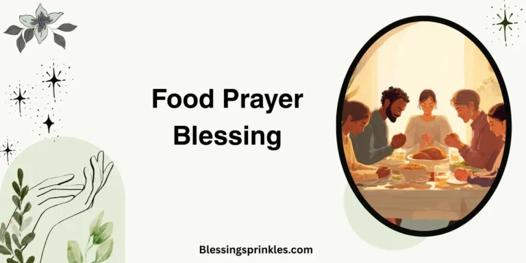 Food Prayer Blessing
