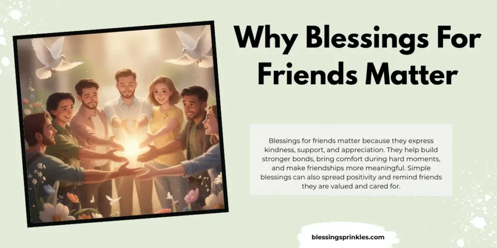 Why Blessings For Friends Matter