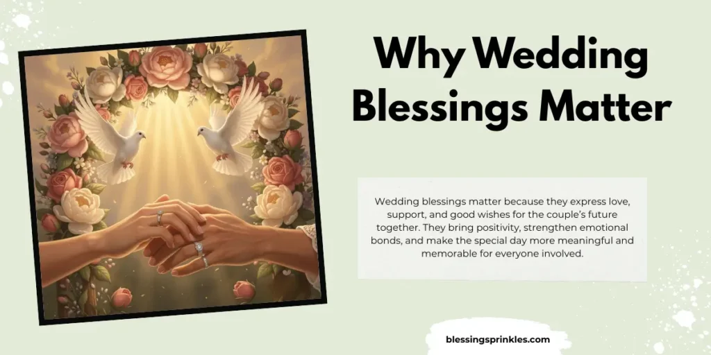 Why Wedding Blessings Matter