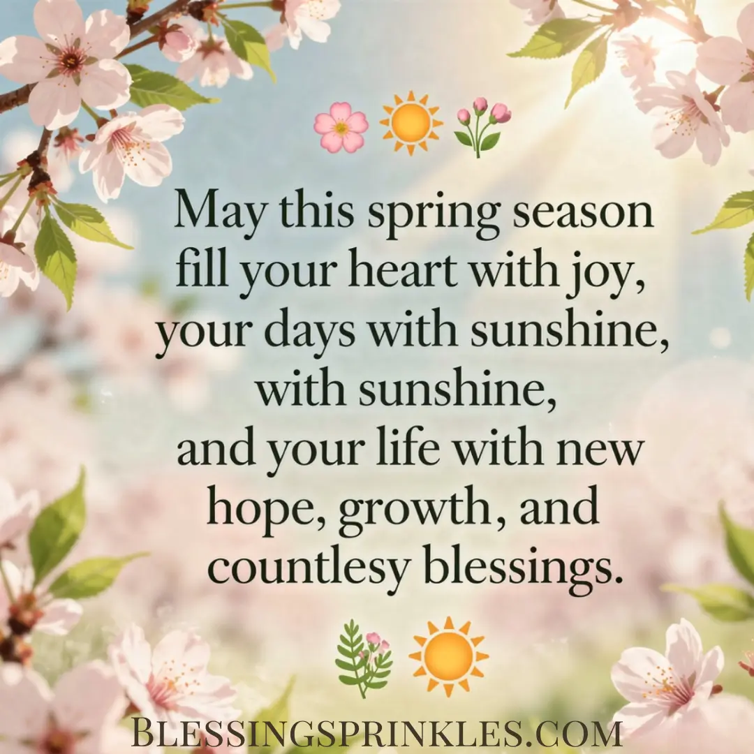 Best Spring Blessings