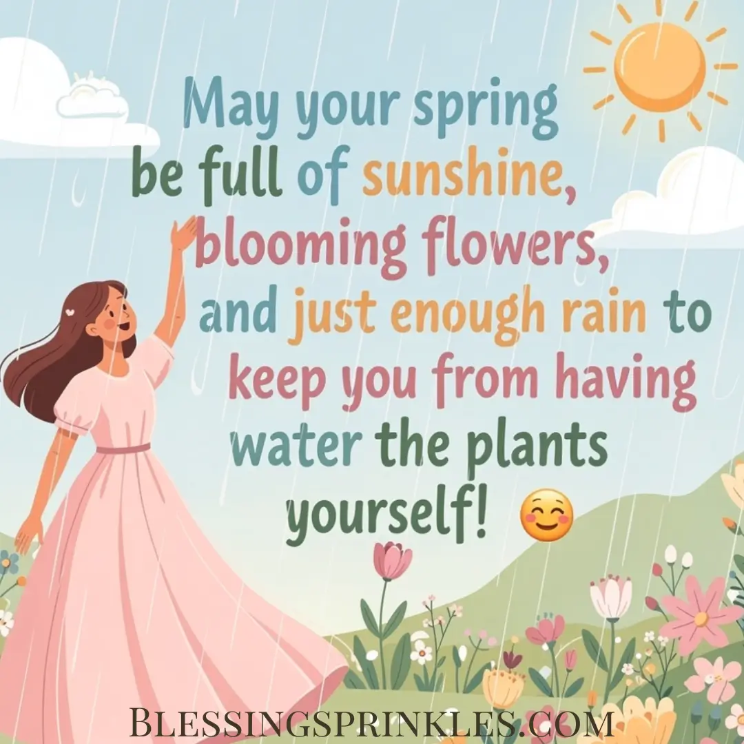 Funny Spring Blessings