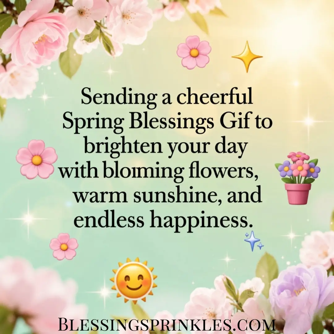 Spring Blessings Gif