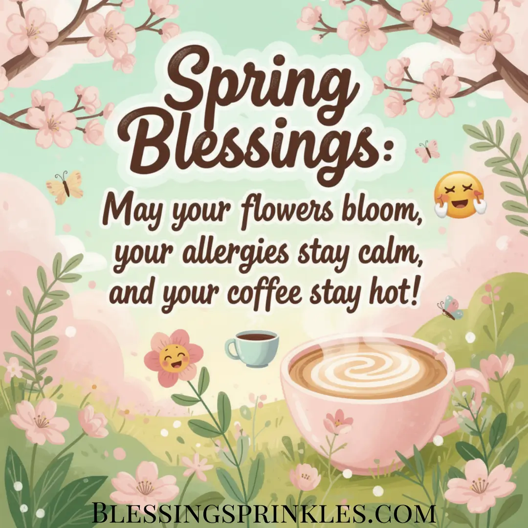 Spring Blessings Meme
